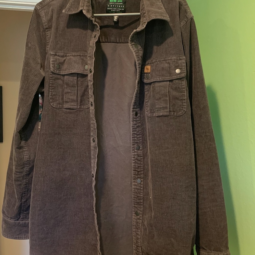 Hippy Tree Corduroy XL Shirt Jacket
